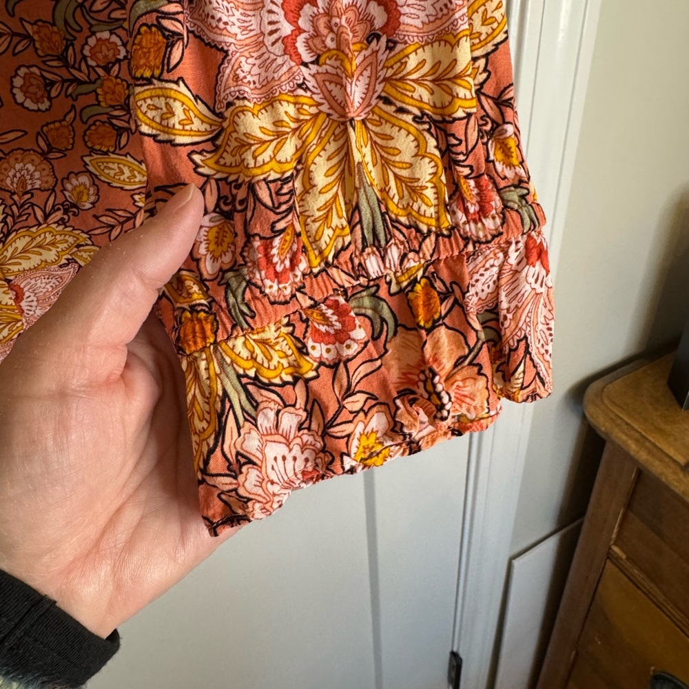 Loft Plus Print Button Down Tunic Top - image 5